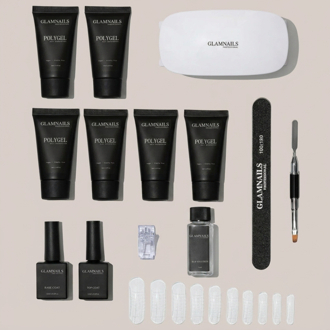 Polygel Starter Set | 3+3 Free Colors Glamnailsprofessional