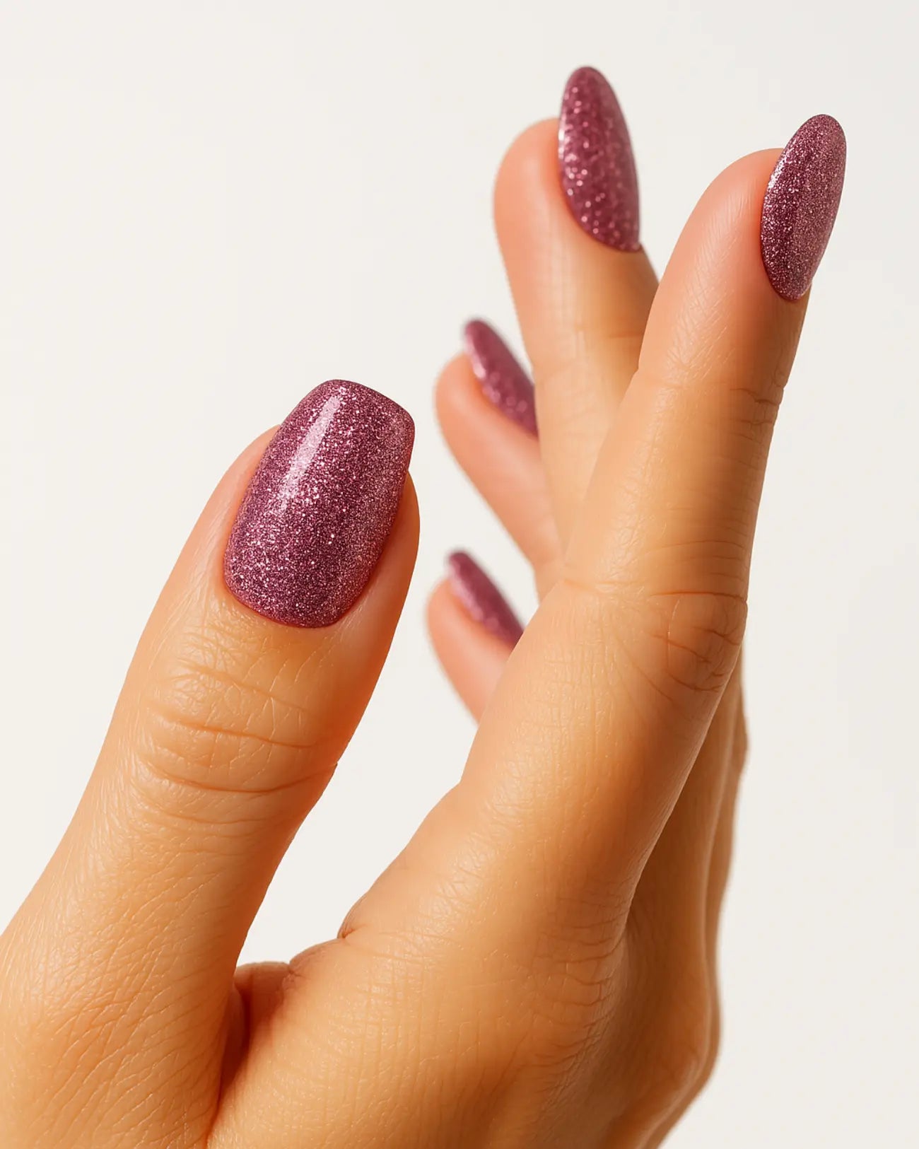 Glamnailsprofessional Health & beauty > Nail care > Nail gel One Step Gel | Glittery Rose